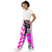 Load image into Gallery viewer, PinchPunk Pajama Time wide-leg pants
