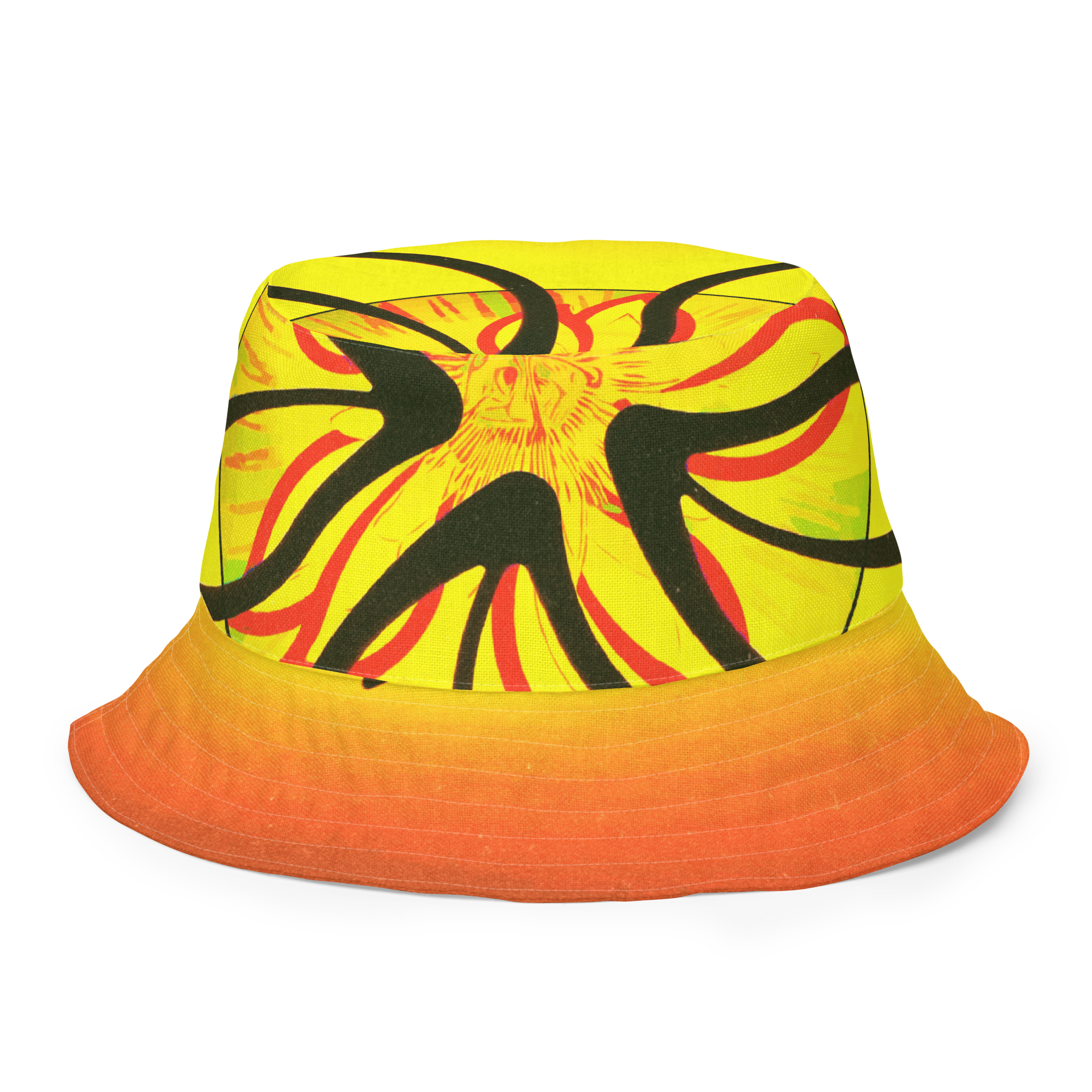 FLOWER POWER reversible bucket hat