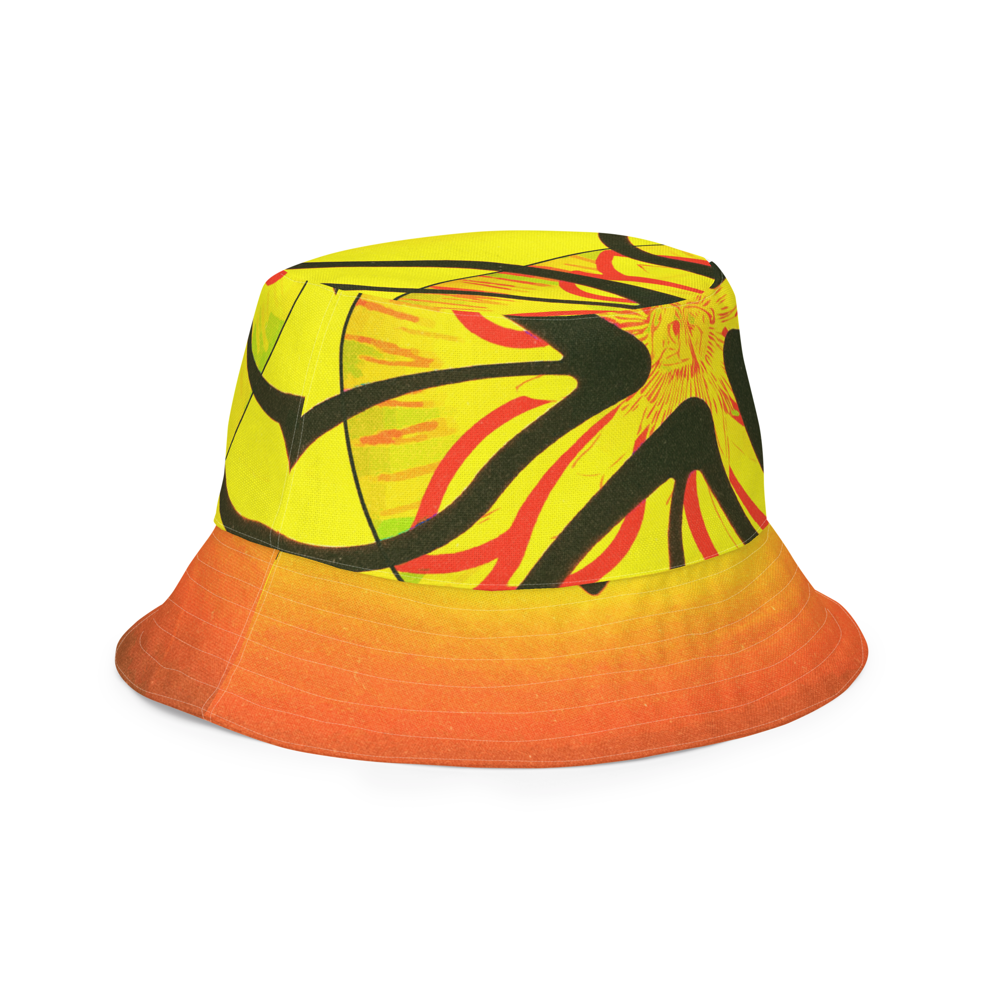 FLOWER POWER reversible bucket hat