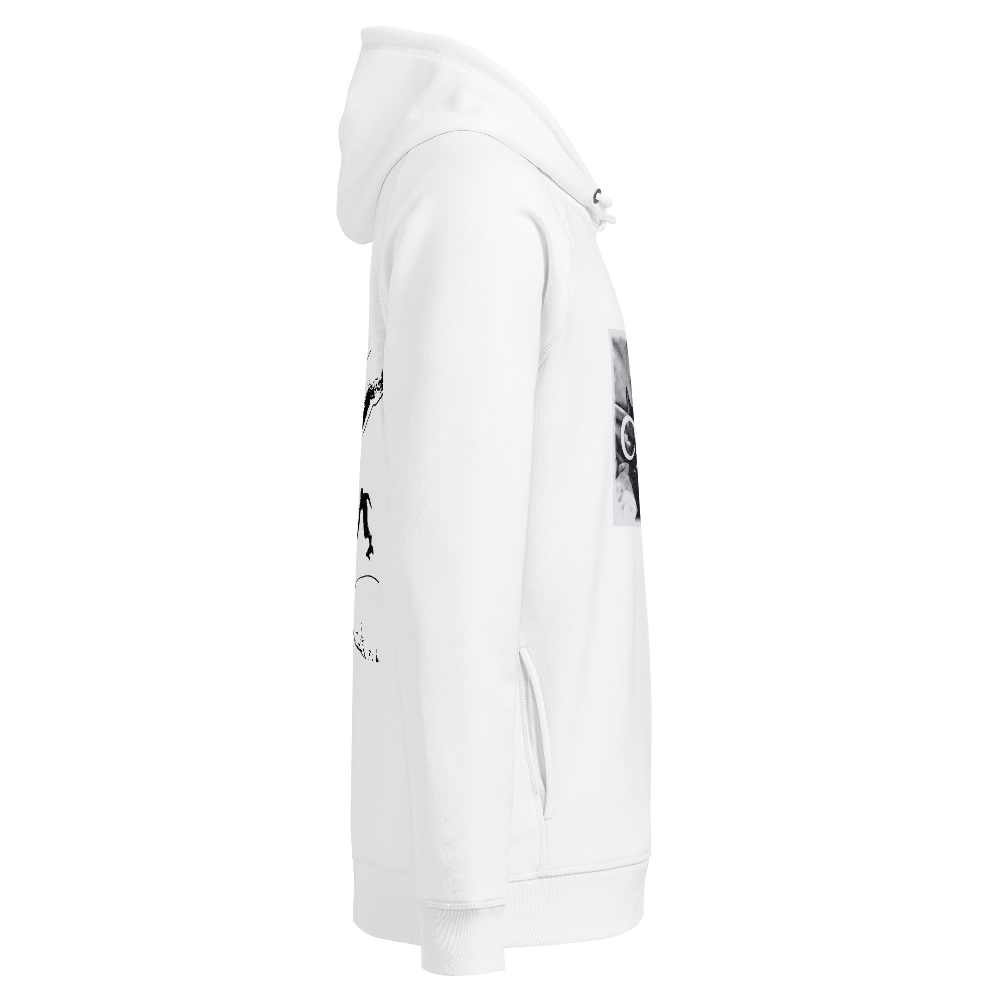 COOL CAT organic side pocket hoodie - PinchPunk