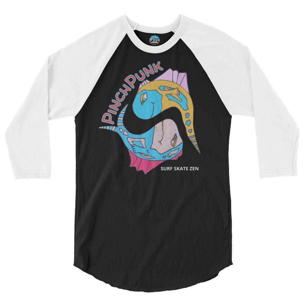FISH YANG 3/4 sleeve raglan - PinchPunk