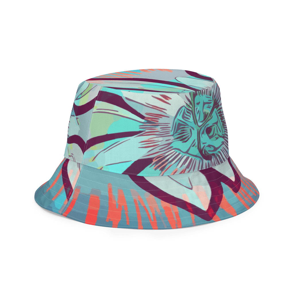 FLOWER POWER reversible bucket hat - PinchPunk