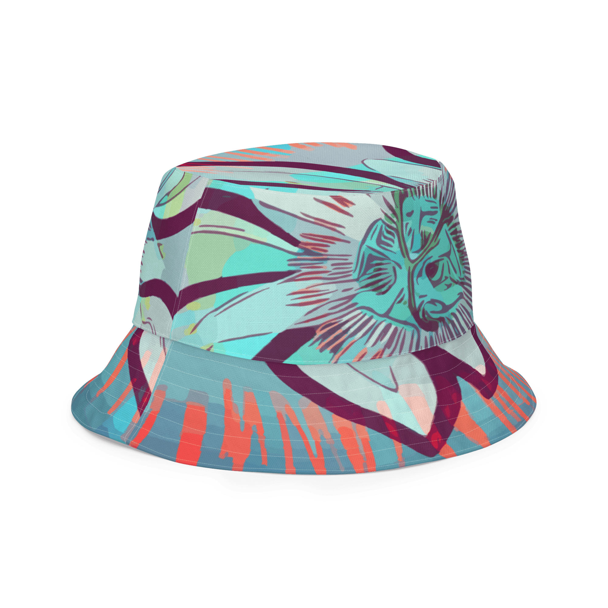 FLOWER POWER reversible bucket hat - PinchPunk