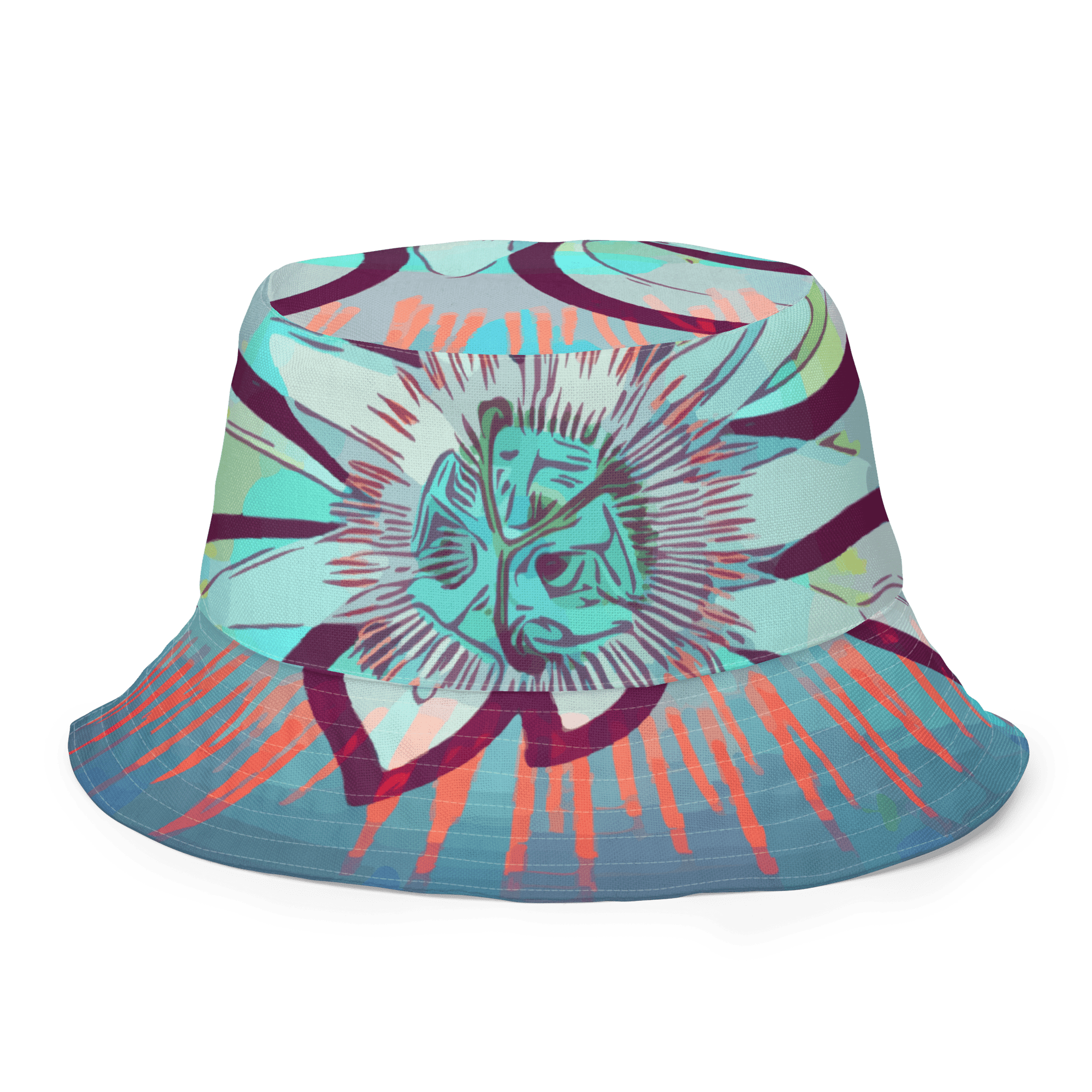 FLOWER POWER reversible bucket hat - PinchPunk