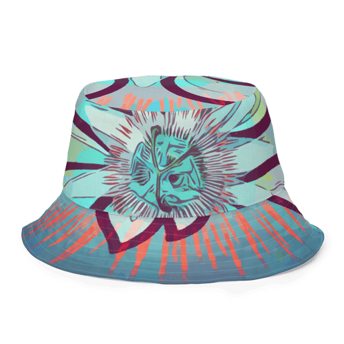 FLOWER POWER reversible bucket hat - PinchPunk