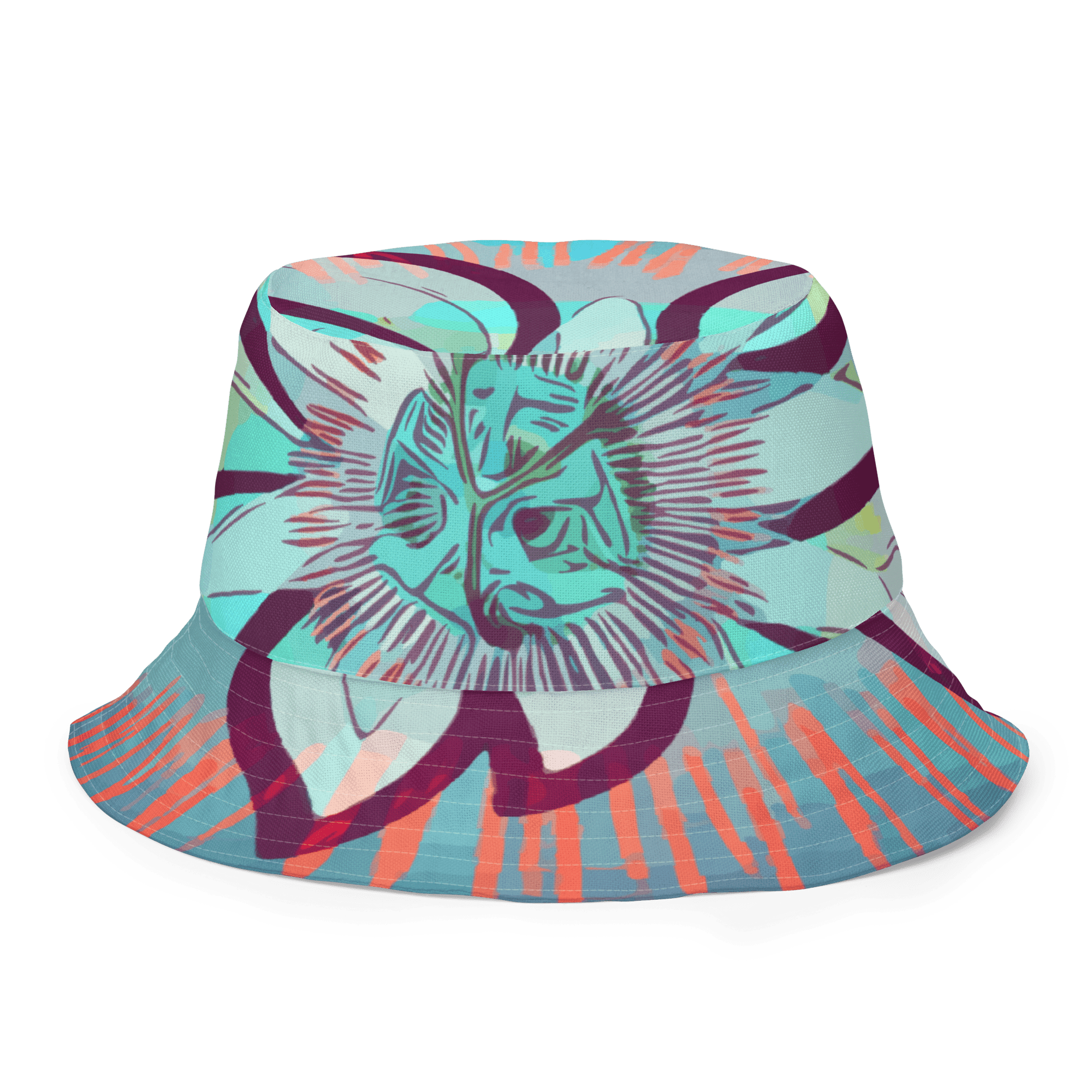 FLOWER POWER reversible bucket hat - PinchPunk