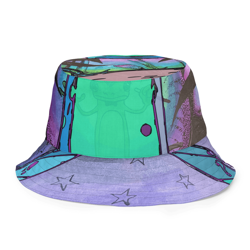 LIT DIMENSION reversible bucket hat - PinchPunk