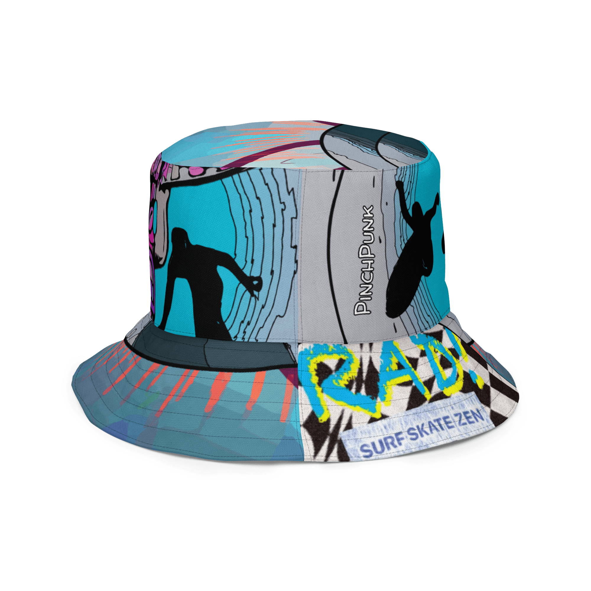 LIT DIMENSION reversible bucket hat - PinchPunk