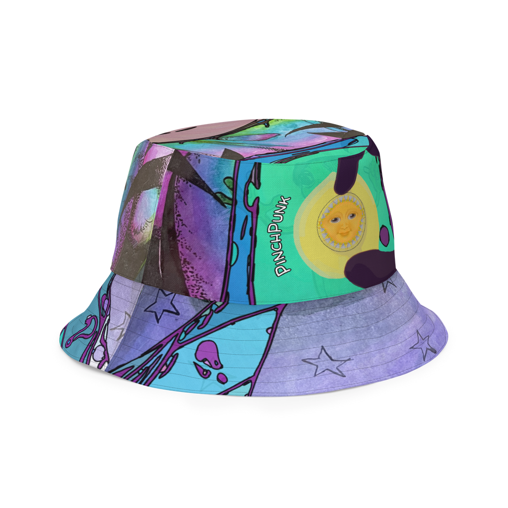 LIT DIMENSION reversible bucket hat - PinchPunk