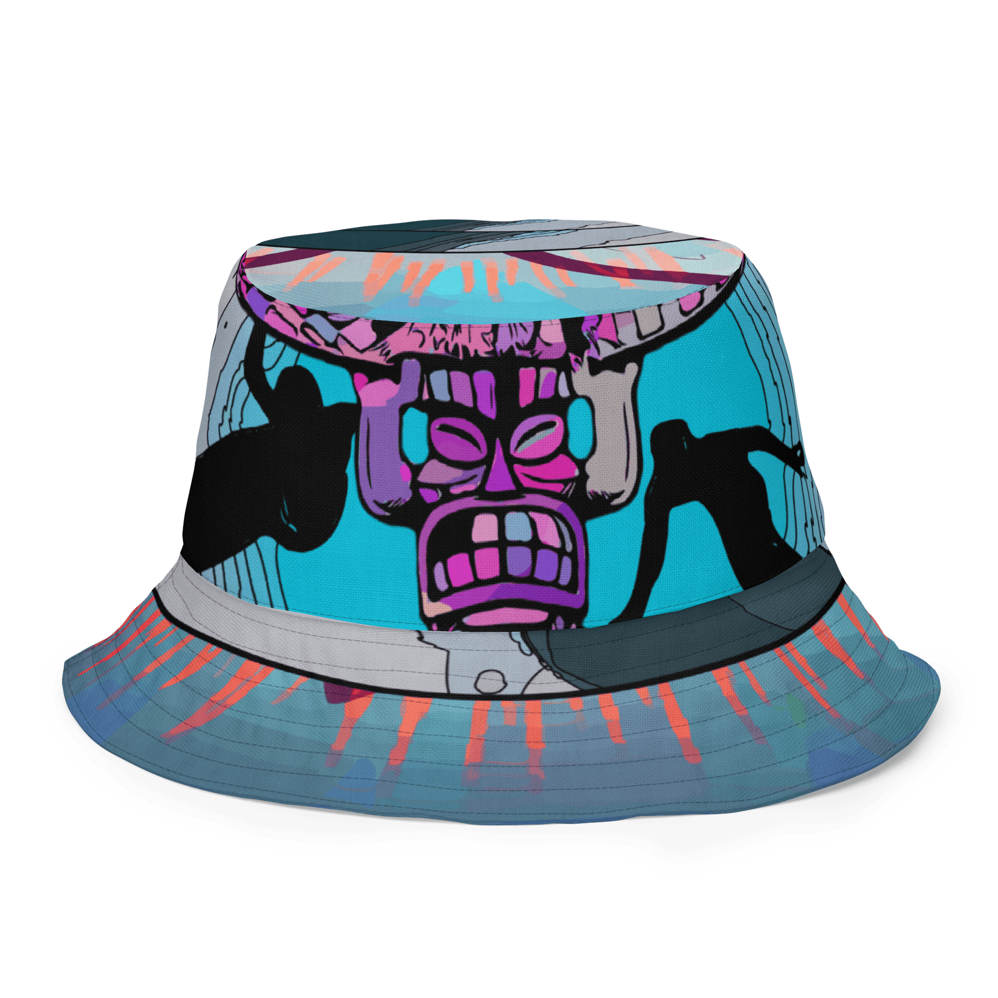 LIT DIMENSION reversible bucket hat - PinchPunk
