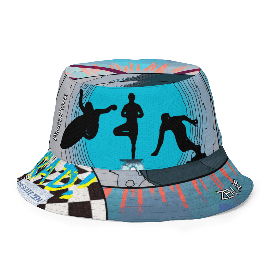 LIT DIMENSION reversible bucket hat - PinchPunk