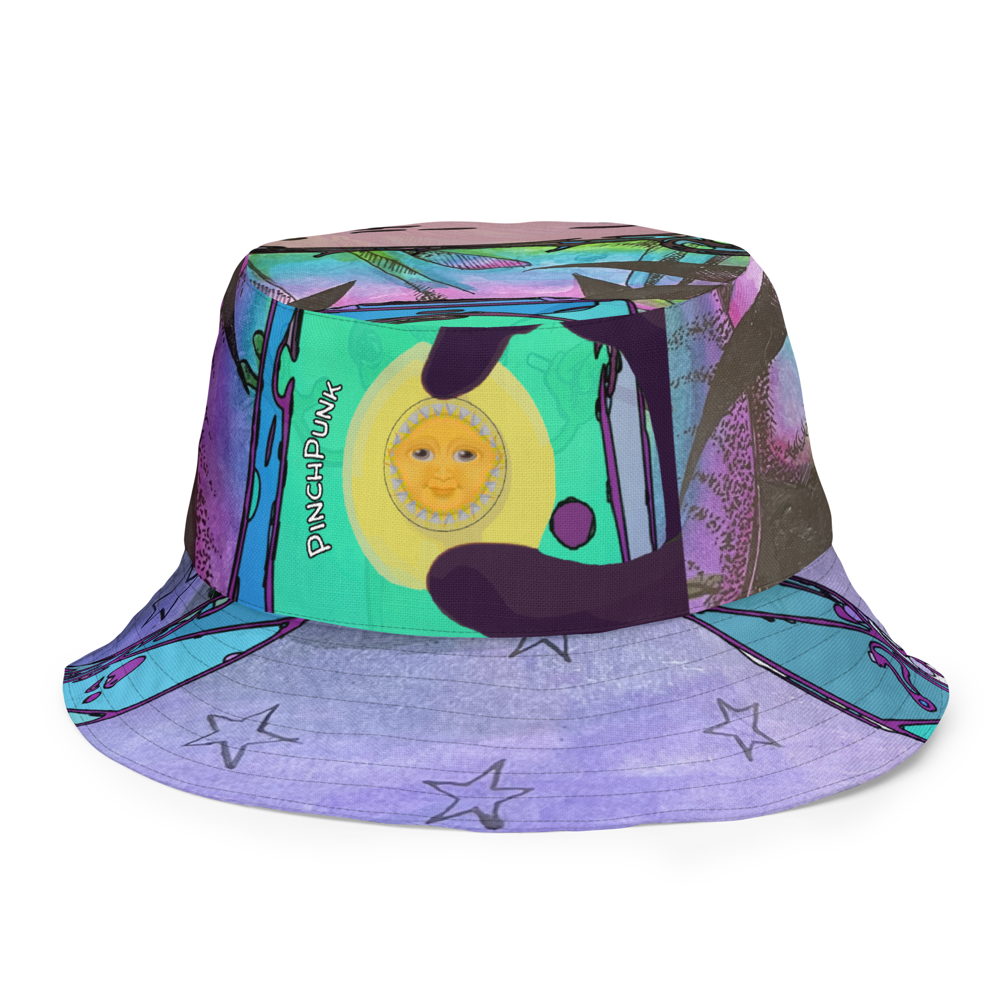 LIT DIMENSION reversible bucket hat - PinchPunk