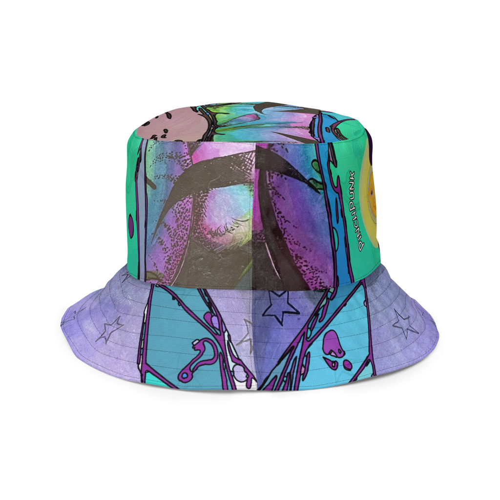 LIT DIMENSION reversible bucket hat - PinchPunk