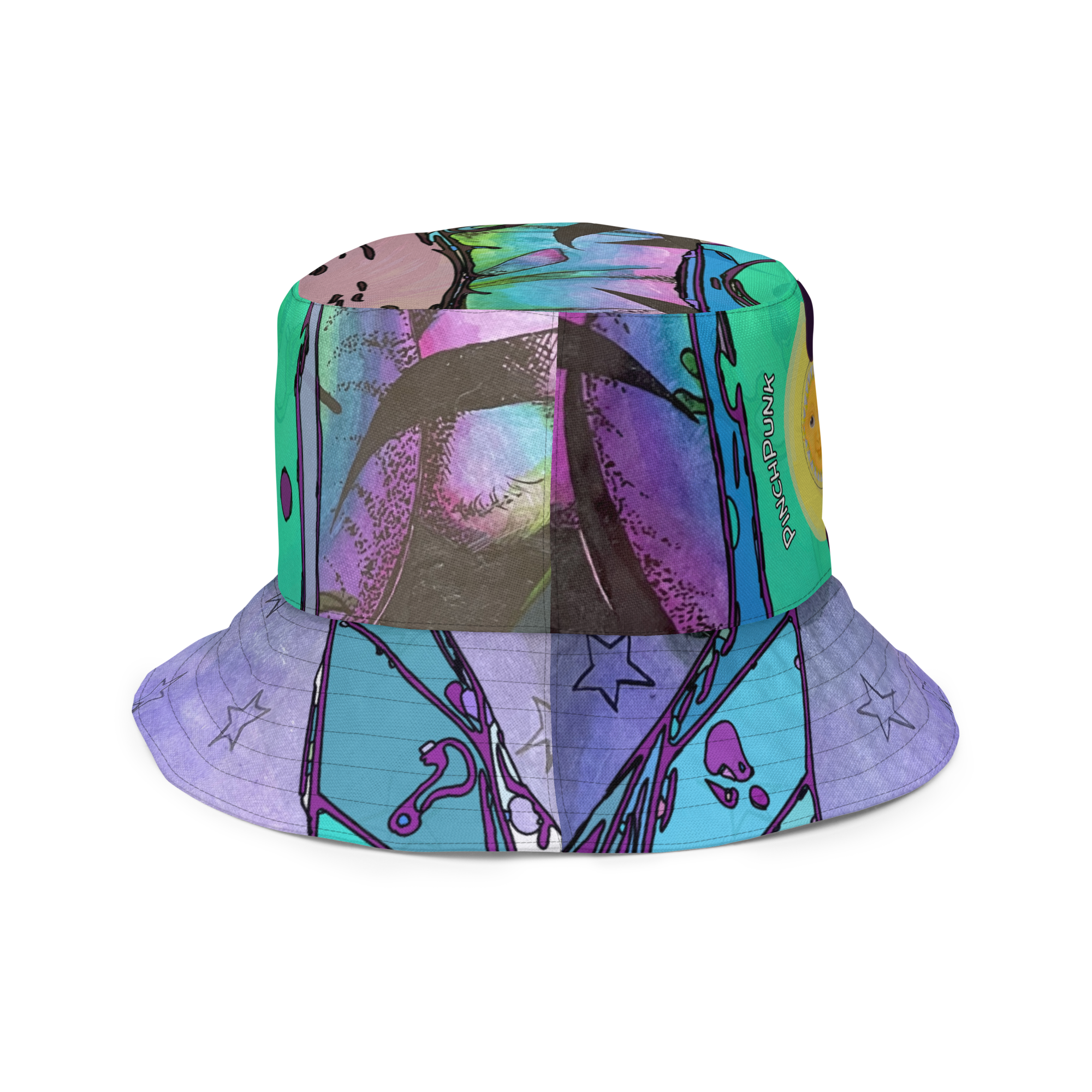 LIT DIMENSION reversible bucket hat - PinchPunk