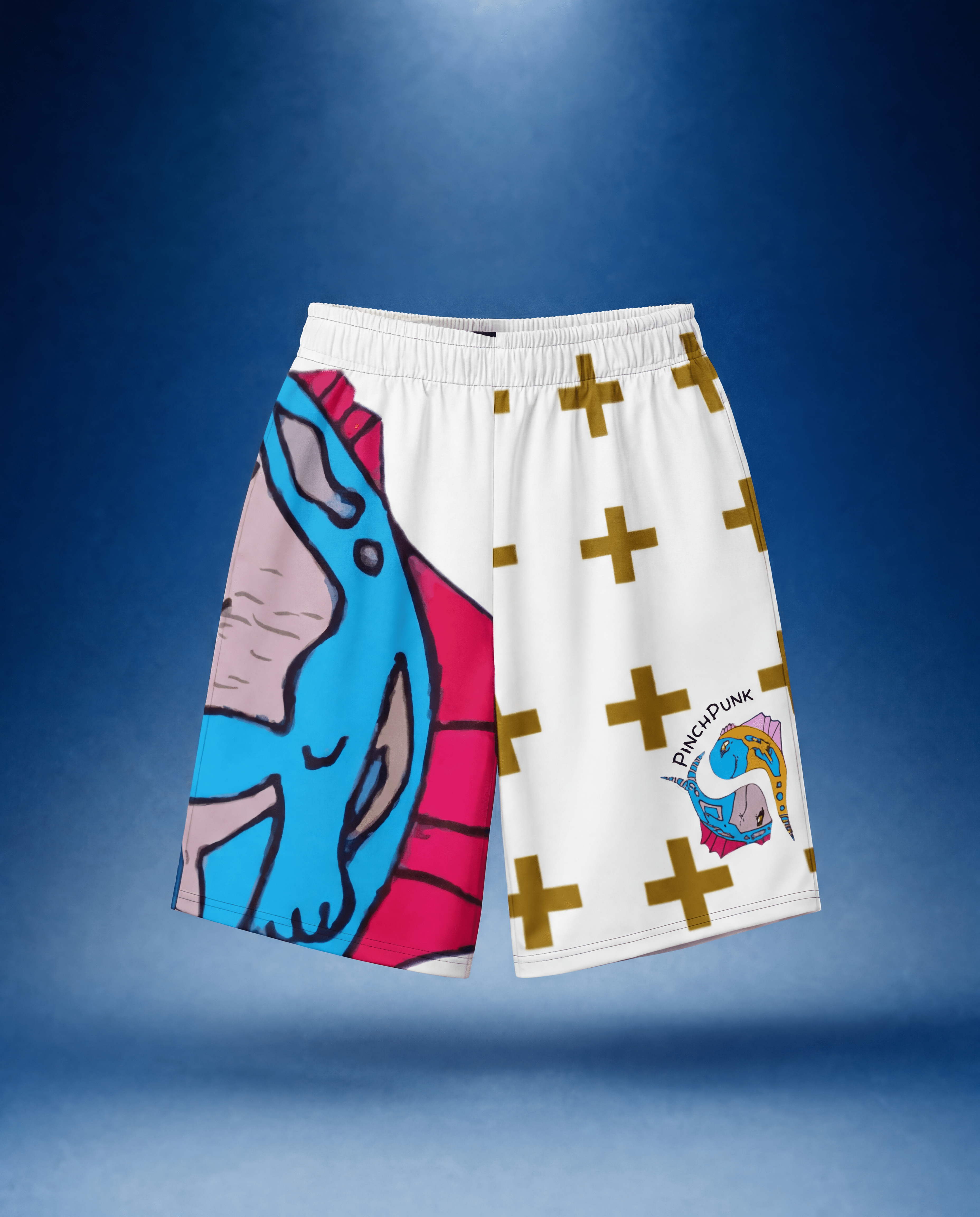 PinchPunk: FISH YANG COURT SHORTS - PinchPunk