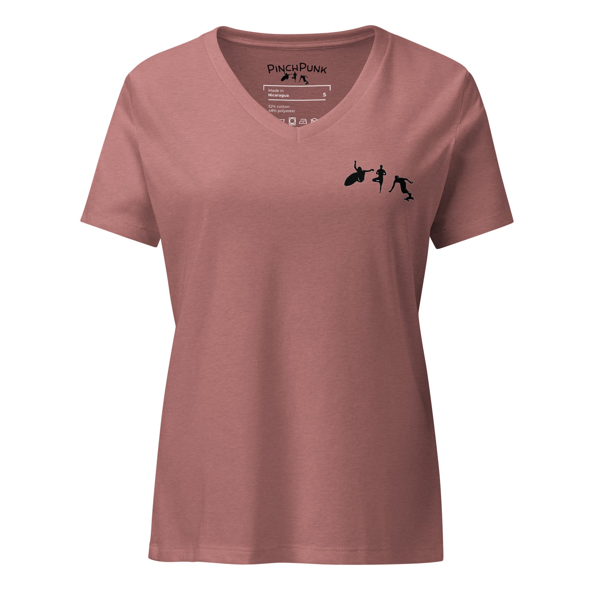 PinchPunk Logo Women’s relaxed v - neck - PinchPunk