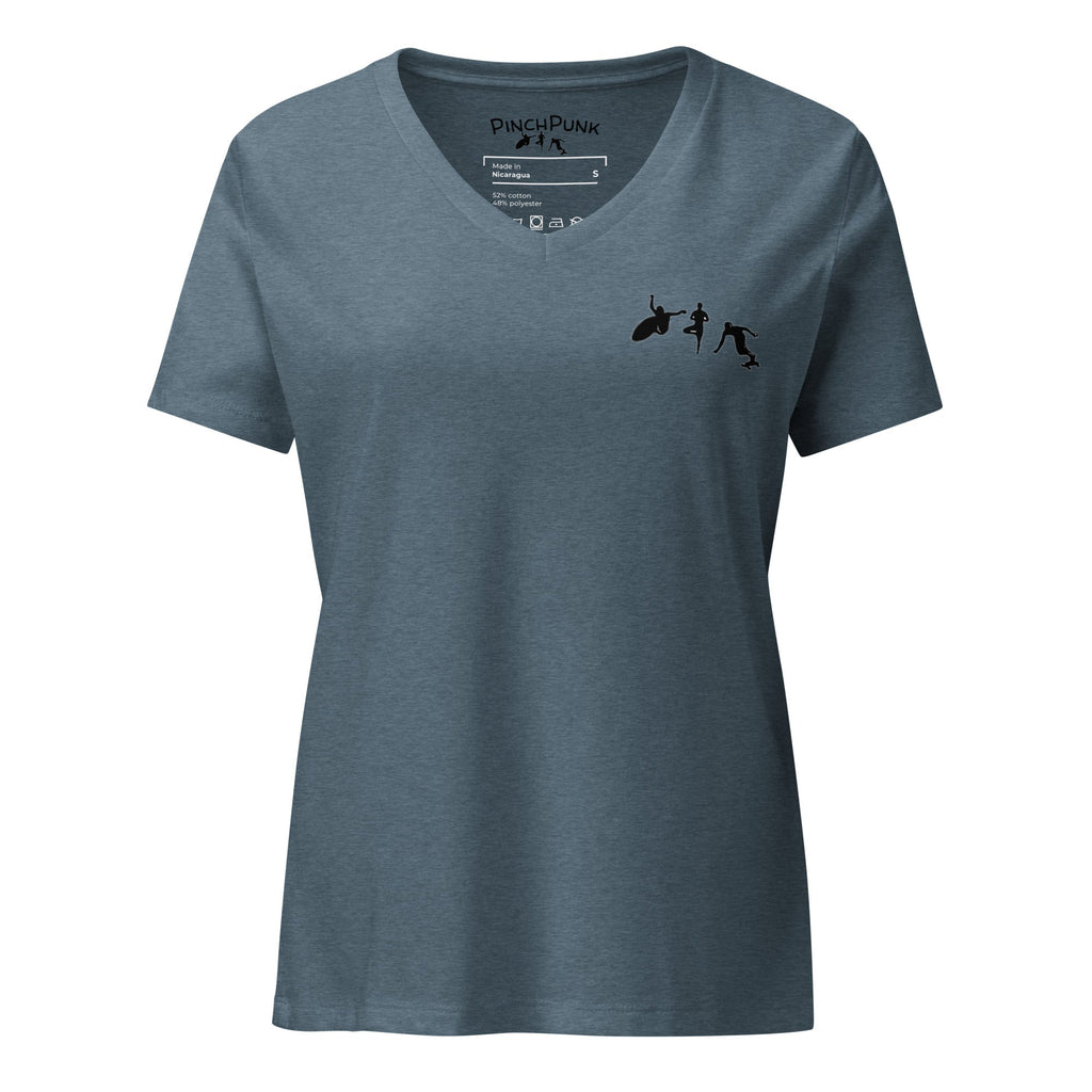 PinchPunk Logo Women’s relaxed v - neck - PinchPunk