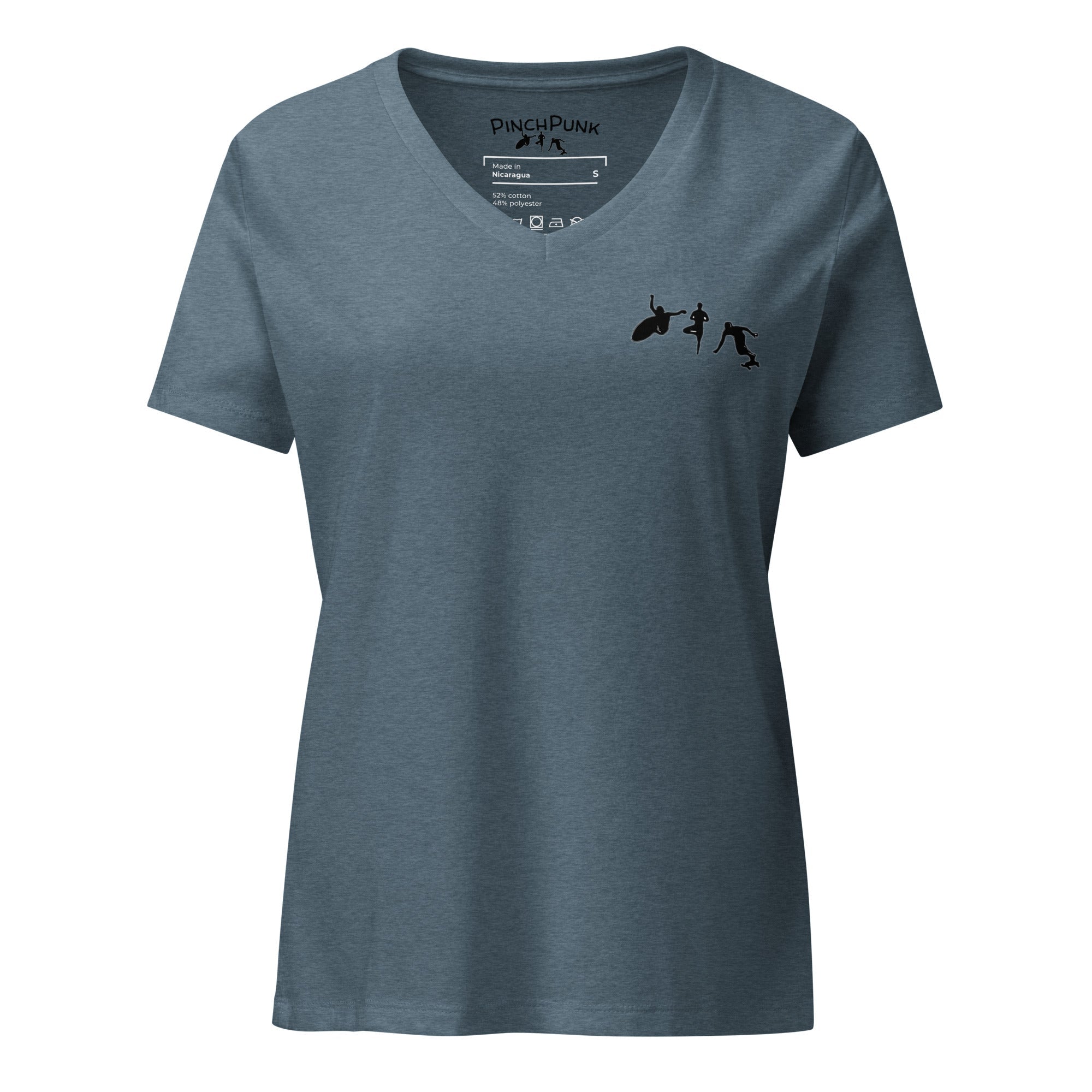 PinchPunk Logo Women’s relaxed v - neck - PinchPunk