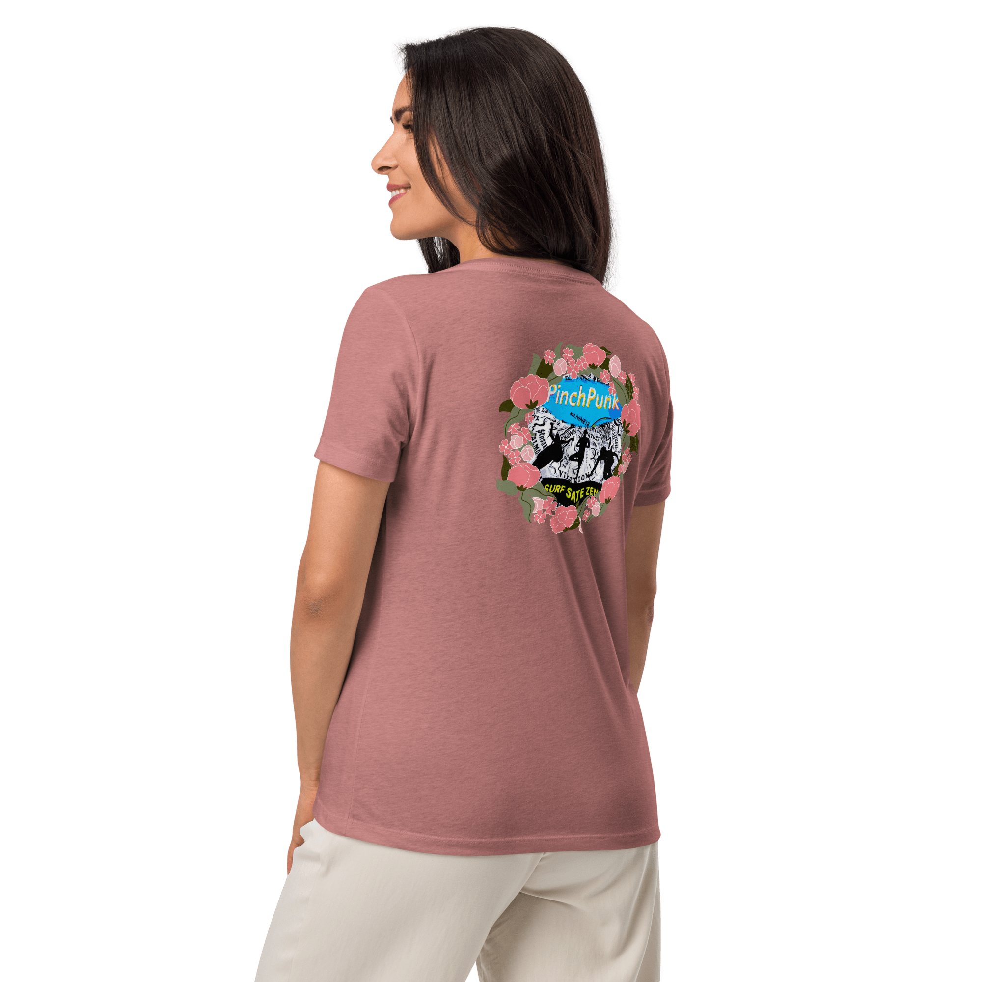 PinchPunk Logo Women’s relaxed v - neck - PinchPunk