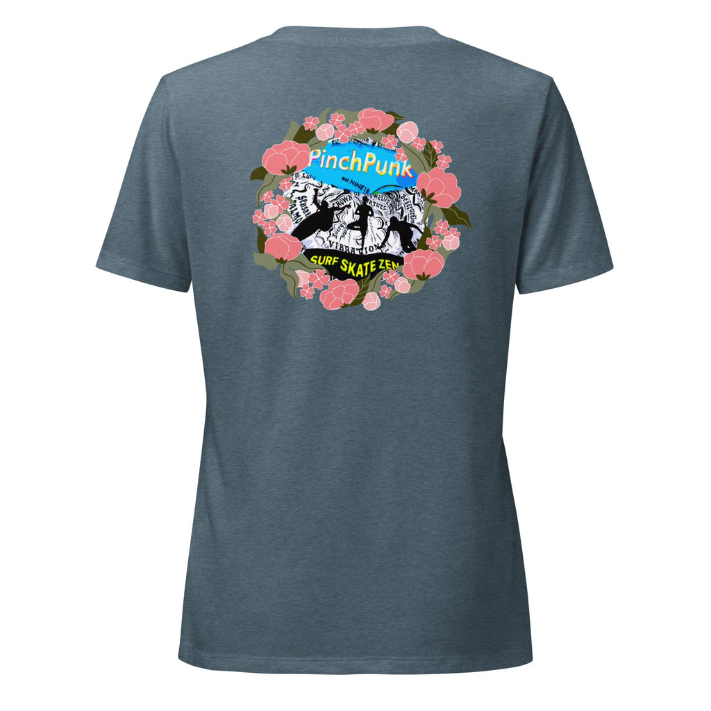 PinchPunk Logo Women’s relaxed v - neck - PinchPunk