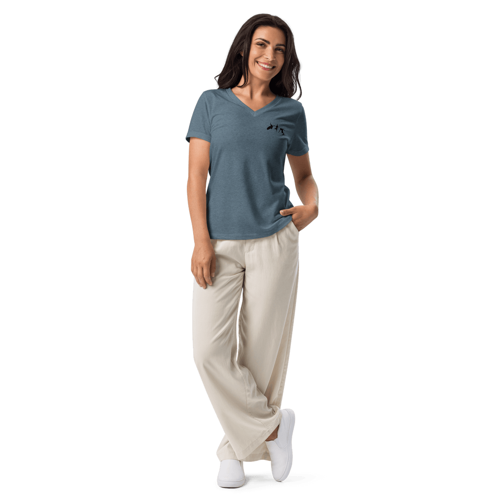 PinchPunk Logo Women’s relaxed v - neck - PinchPunk
