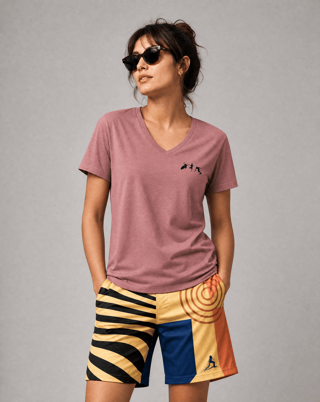 PinchPunk Logo Women’s relaxed v - neck - PinchPunk