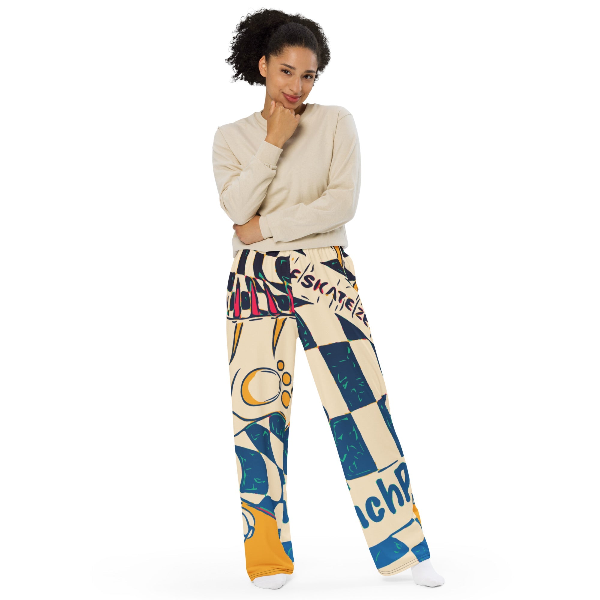 PinchPunk Pajama Time wide - leg pants - PinchPunk