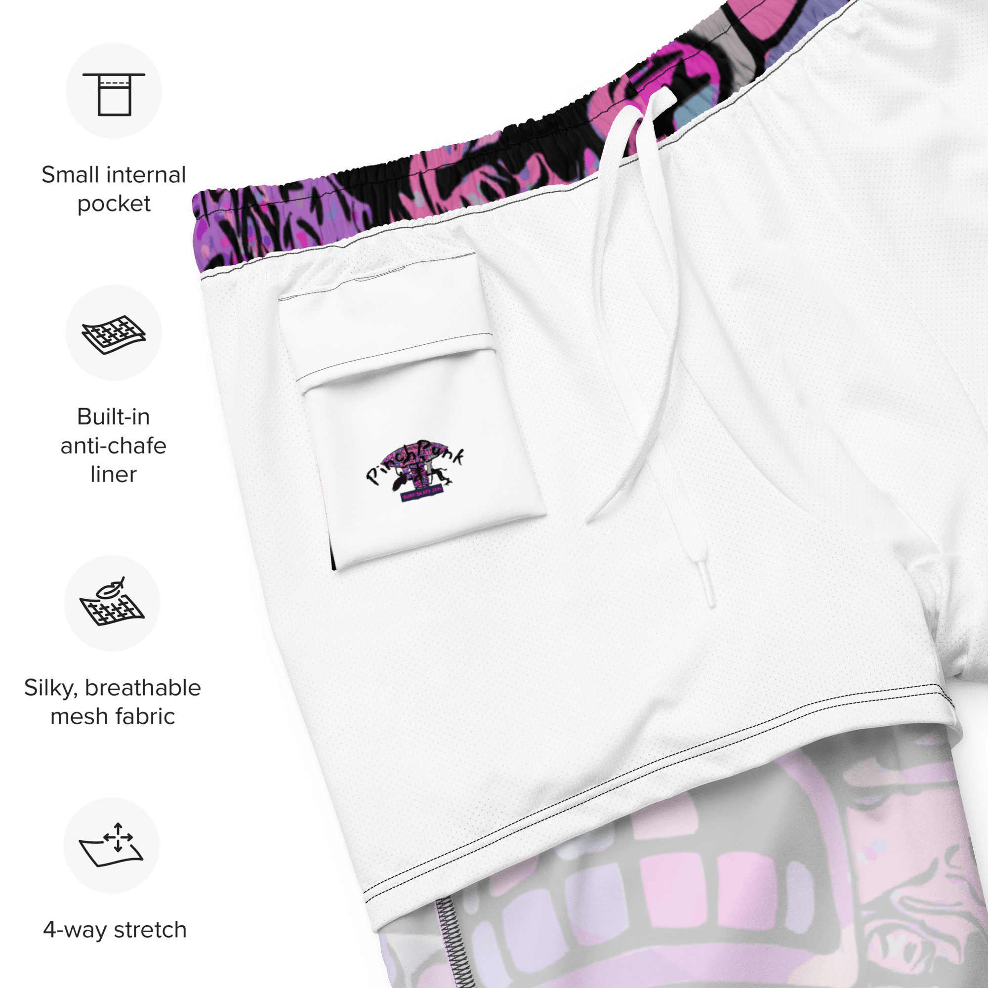 PINCHPUNK TIKI 2 SWIM TRUNKS - PinchPunk