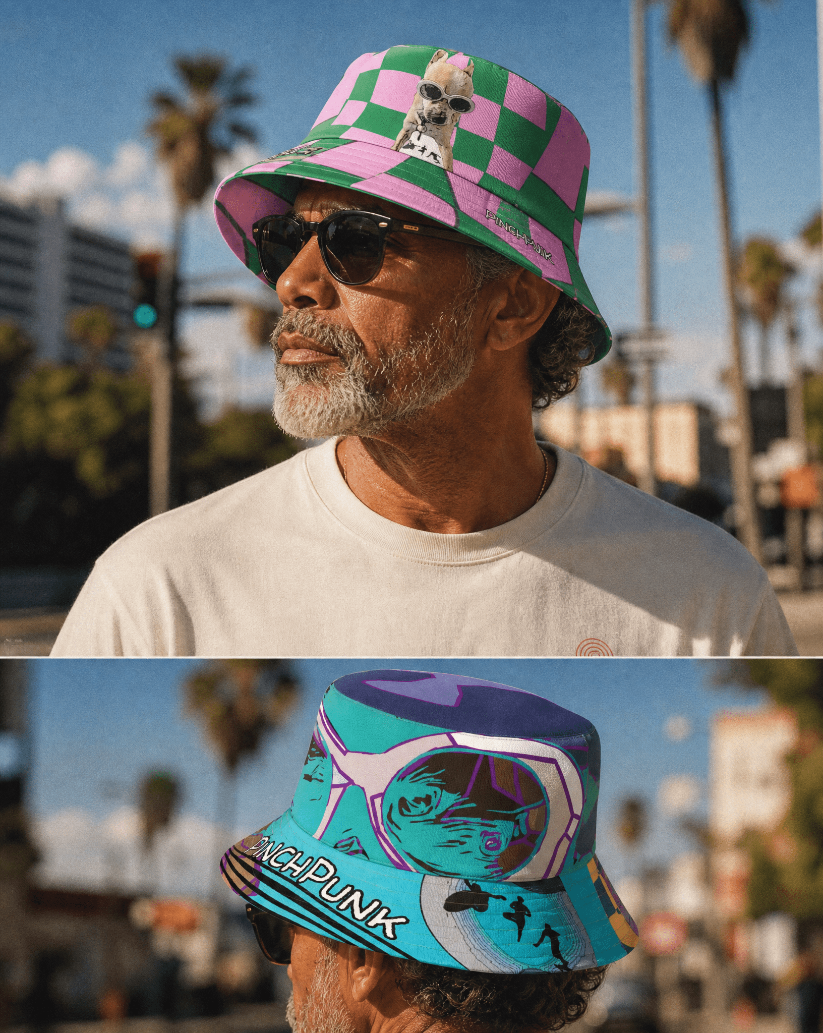 THE GILLY reversible bucket hat - PinchPunk