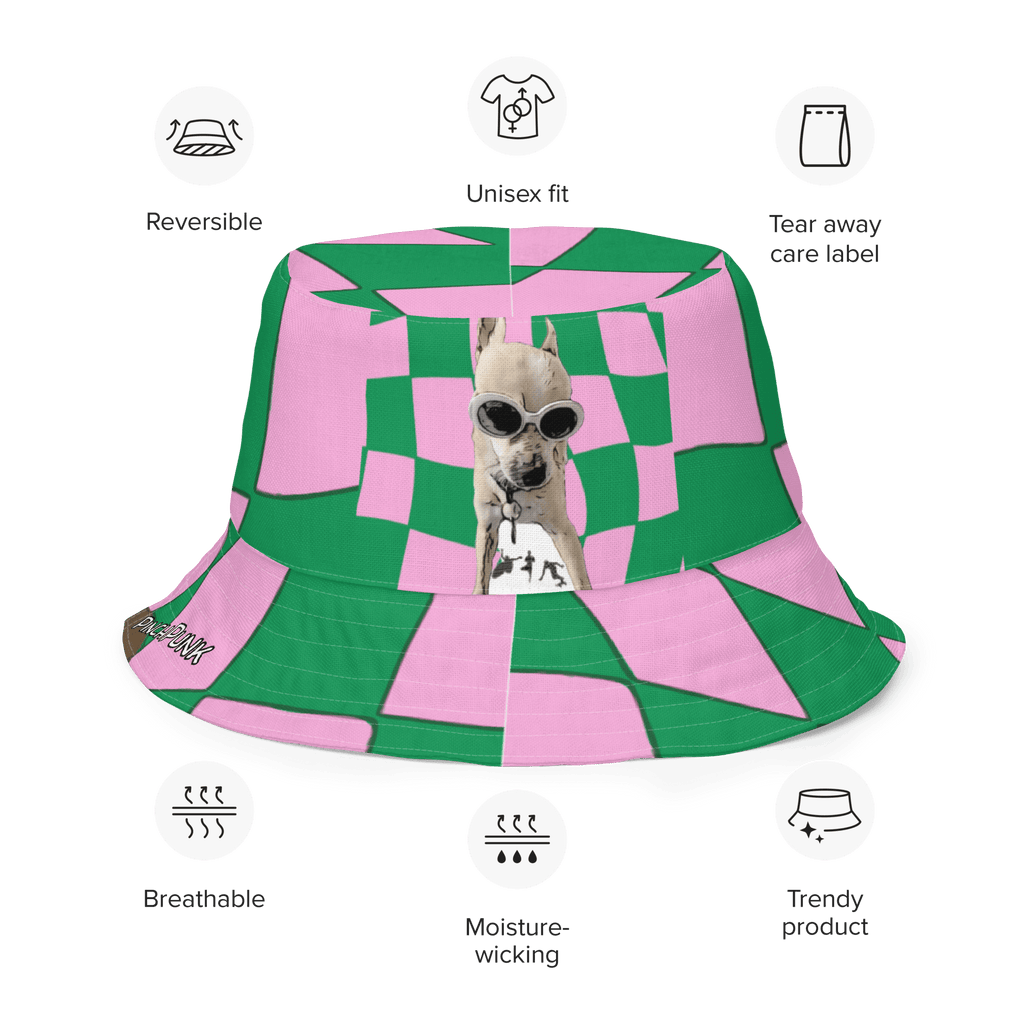THE GILLY reversible bucket hat - PinchPunk