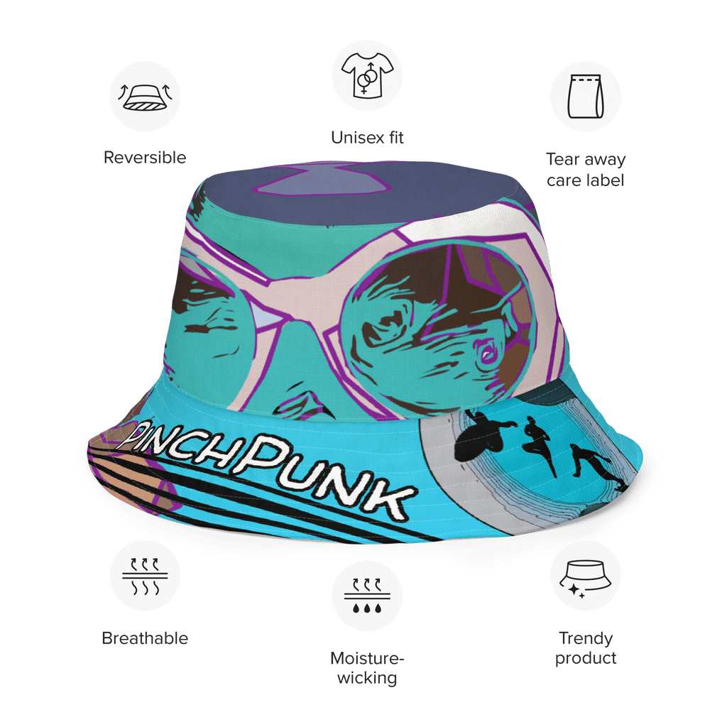 THE GILLY reversible bucket hat - PinchPunk