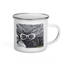 Load image into Gallery viewer, COOL CAT Enamel Mug